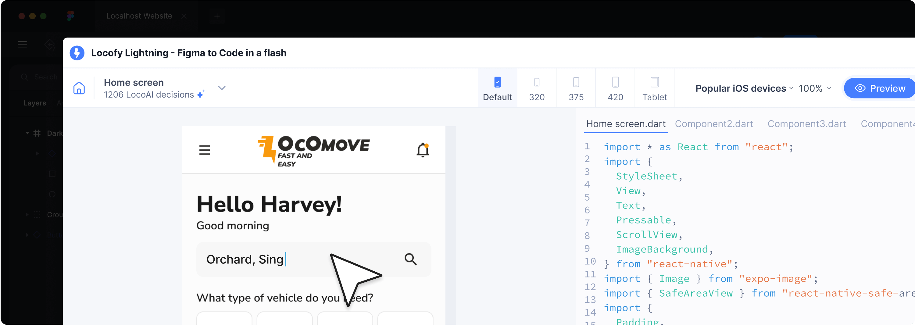 Interactive & Responsive Preview