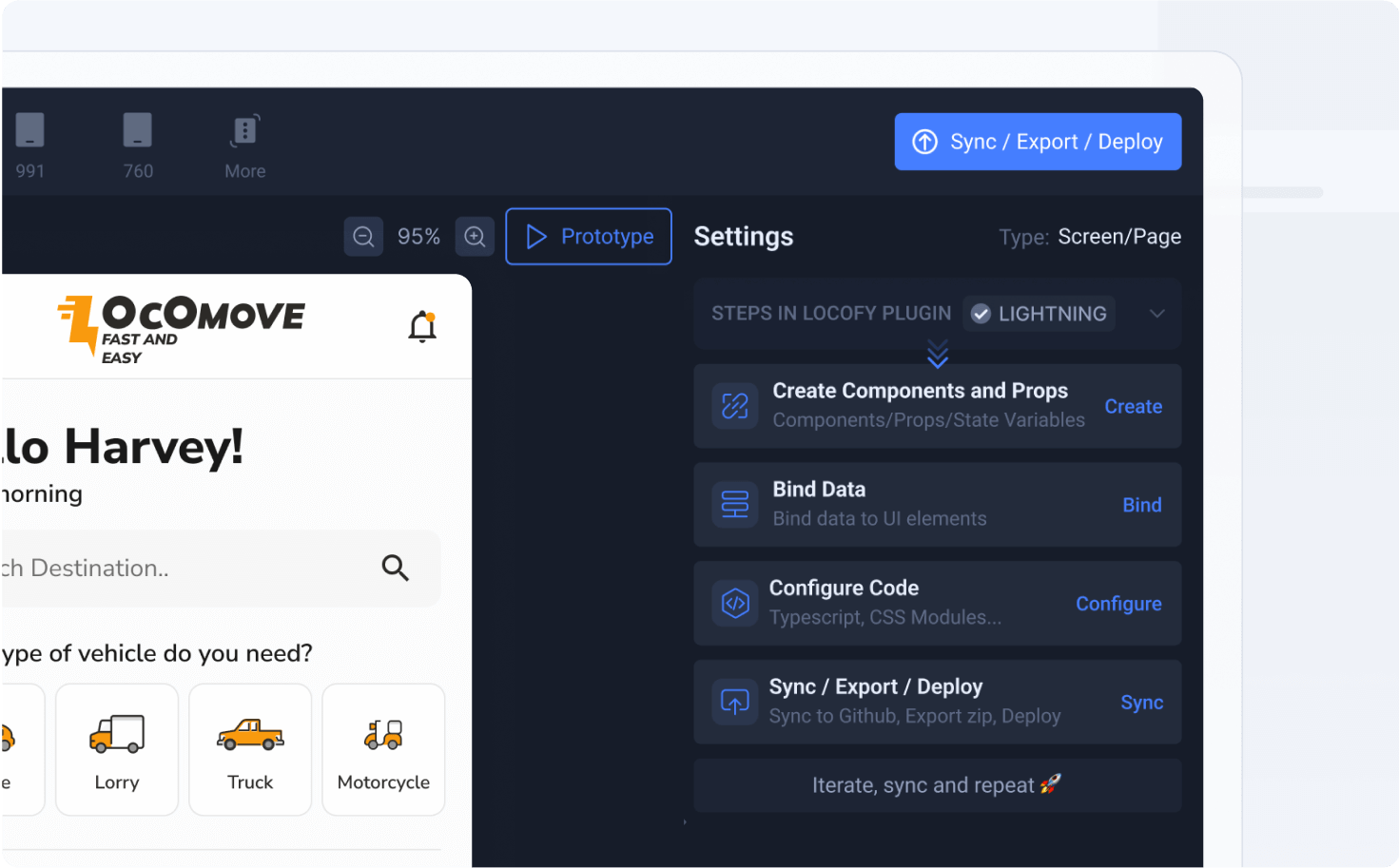 Sync to Builder